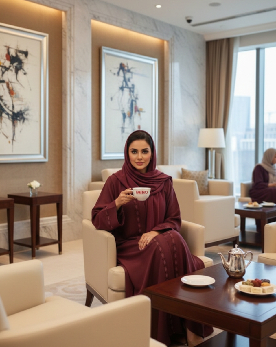 Black Embroidered Abaya