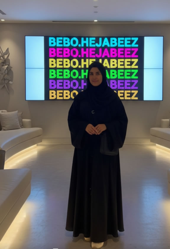 Maroon Pinstripe Abaya