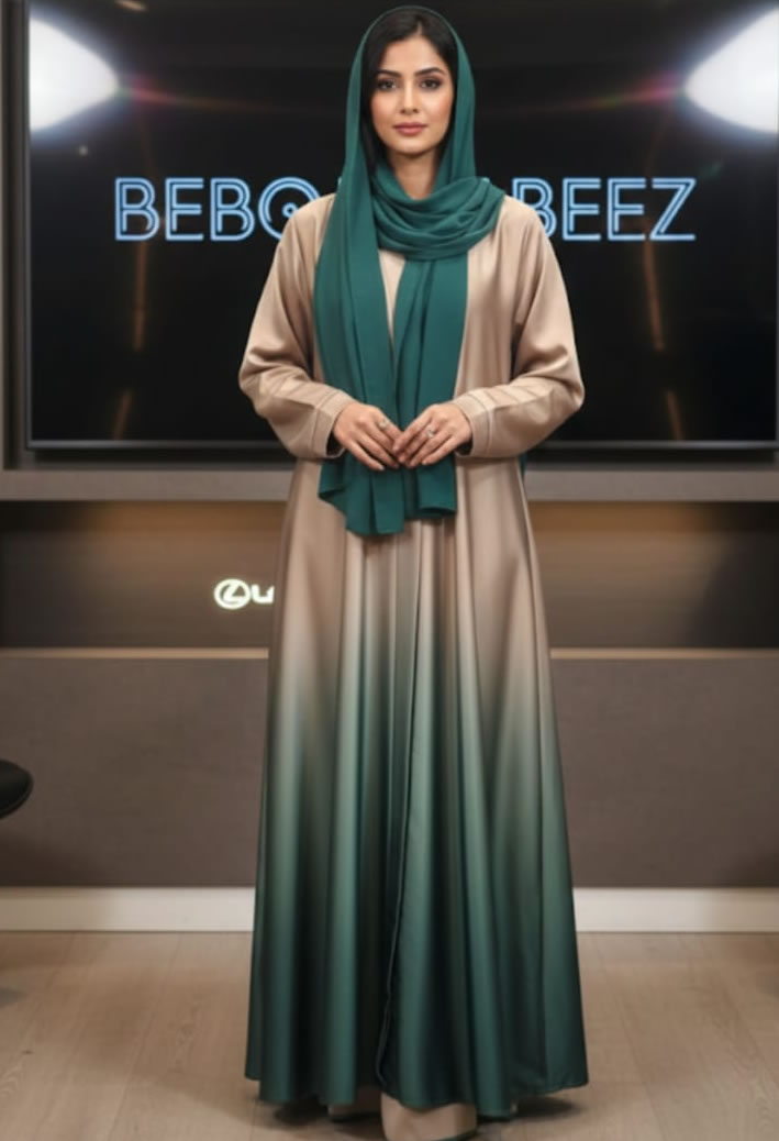 Beige Green Gradient