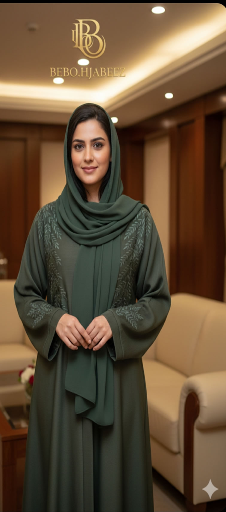 Sage Green Abaya