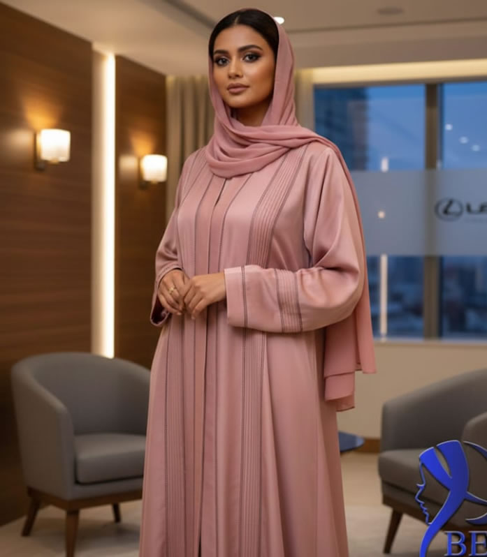 Dusty Pink Abaya